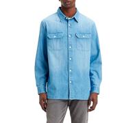 Levi's Jackson Worker Camisa, Franklin Light Wash, XL Hombre