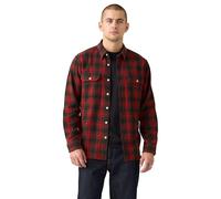 Levi's Jackson Worker Calvin Plaid Rhythmic Red Talla: S | Camisas Casuales Outlet | Hombre | Rojo