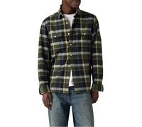 Levi's Jackson Worker Camisa Abotonada, Medina Plaid Deep De, XXL Hombres