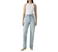 Levi's Jeans Ribcage de Longitud Completa para Mujer, Blasted Stone Clean, 26W / 34L
