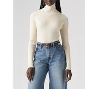 Levi's Jersey de mujer con cuello alto. Crema 42 (L)