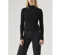 Levi's Jersey de mujer con cuello alto. Negro 36 (XS)