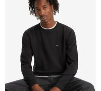 Levi's Jersey ligero de cuello redondo Housemark Lightweight. Talla L. Color Negro