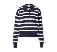 LEVI'S ® Jersey 'Super Soft LS Polo' navy / azul claro / naranja moteado / blanco XS EUR