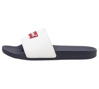 Levi's June Batwing Patch, Chanclas Hombre, Regular White, 45 EU