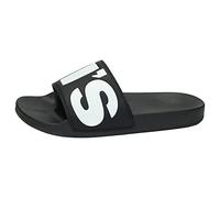 Levi's June L, Chanclas Hombre, Negro (Regular Black), 47 Eu