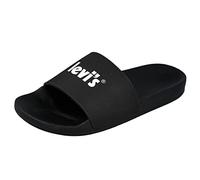 Levi's June Poster, Sandalias Planas Hombre, Full Black, 41 EU