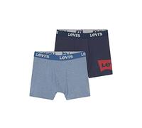 Levi's Kids Batwing Boxer Brief 2Pk niños 0, Azul (Dress Blues), L