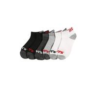 Levi's Kids Calcetines gris / gris oscuro / rojo / negro / blanco 32-36 gris / gris oscuro / rojo / negro / blanco