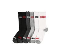 Levi's Kids Lhn Box Tab High Cut 6Pk, Calcetines Unisex Niños, Dark Grey Heather, 5
