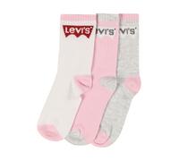 Levi's Kids Calcetines gris moteado / rosa / rojo carmesí / blanco 23,5-27 EUR