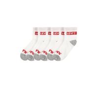 Levi's Kids Lhn Box Tab Mid Cut 6Pk, Calcetines Unisex Niños, White, 5