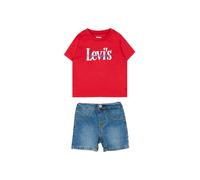 Levi's Kids Conjunto 'LVB HP AOP LOGO TEE & SHORT' azul / rojo / blanco 86 azul / rojo / blanco