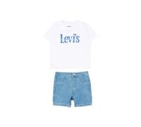 Levi's Kids Conjunto 'LVB HP AOP LOGO TEE & SHORT' blanco 74 blanco