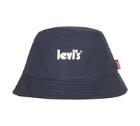 Levi's Kids Lan poster logo bucket cap Unisex niños Encre Inde Talla única