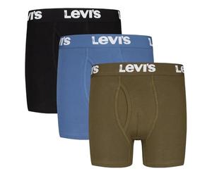 Levi's kids LHB Levis 3PK Boxer Brief 9L0311 Ropa Interior, Negro, S
