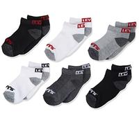 Levi's Kids Lhn Box Tab Low Cut 6Pk, Calcetines Unisex Niños, Dark Grey Heather, 7