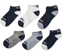 Levi's Kids Lhn Box Tab Low Cut 6Pk, Calcetines Unisex Niños, Dress Blues, 7
