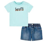Levi's Kids Lvb core seasonal logo denim s Bebé-Niños, Turquoise pastel.