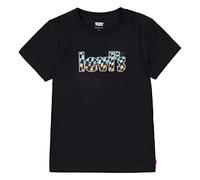 Levi's Kids Lvb ombre checkered poster tee Niños, Noir, 8 años