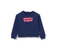 Levi's Kids Lvg key item logo crew Bebé-Niñas, Medieval Blue, 12 meses