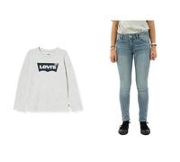 Levi's Kids LVG L/S Batwing tee and 710 Super Skinny Jean