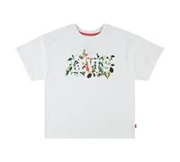 Levi's Kids Lvg oversized tropical tee Niñas, White Alyssum, 12 años