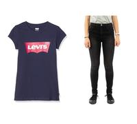 Levi's Kids LVG S/S Batwing tee and 720 High Rise Super Skinny