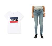 Levi's Kids LVG Sportswear Logo tee and 710 Super Skinny Jean