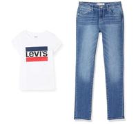Levi's Kids LVG Sportswear Logo tee and 711 Skinny Jean
