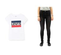 Levi's Kids LVG Sportswear Logo tee and 720 High Rise Super Skinny