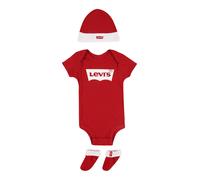 Levi's Classic batwing infant hat bodysuit bootie set 3pc Bebé-Niños Rojo (Levis Red) 6-12 meses