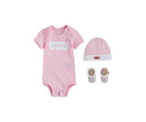 Levi's Kids Pijama entero/body 'Classic' rosa / blanco 68-80 rosa / blanco