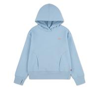 LEVI'S KIDS Sudadera con capucha, corte oversize, puños con aberturas para el pulgar, de felpa. Color azul cielo