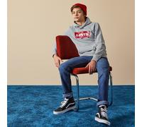 Levi's Kids Sudadera con capucha. Talla 108 cm (5 años). Color Gris