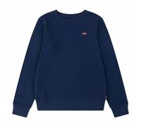 LEVI'S KIDS Sudadera de cuello redondo, logotipo en el pecho, de felpa. Color Azul Marino