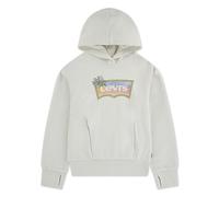 LEVI'S KIDS Sudadera de tejido polar con capucha con logotipo en la parte delantera. Color Crudo