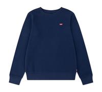 LEVI'S KIDS Sudadera de cuello redondo, logotipo en el pecho, de felpa. Color Azul Marino