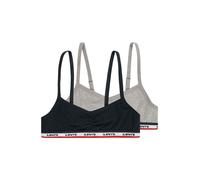 Levi's Kids Sujetador azul oscuro / gris moteado / rojo / blanco 116-122 azul oscuro / gris moteado / rojo / blanco