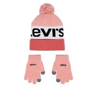 Levi's LAN 9a8550 - Juego de gorro y guantes, Éxtasis Aumentó, Talla única