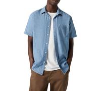 LEVI'S ® Camisa 'Short Sleeve Sunset One Pocket Standard Fit Shirt' azul denim L azul denim