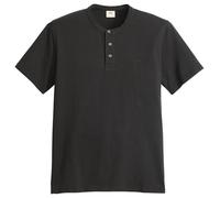 Levi's SS HM Henley Camiseta, Mineral Black, L Hombres