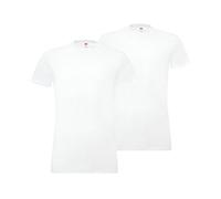 Levi's Levis Men Solid Crew 2p T-Shirt, Blanco (White 300), XL (Pack de 2) para Hombre
