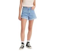 Levi's Levis Pantalones Cortos para Mujer Rolled 80S MOM Med Indigo Flat Finish, Back To Blue, 25
