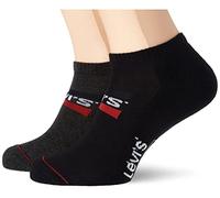 LEVI'S ® Calcetines invisibles gris oscuro / rojo / negro / blanco 39-42 gris oscuro / rojo / negro / blanco