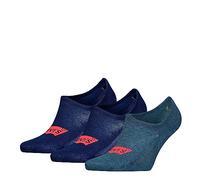 Levi's Footie, Azul (Denim), 39 (Pack de 2) Unisex Adulto