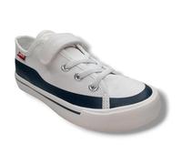 Levi's Levis Zapatilla Lona Sneakers VORI0100T BLANCO-AZUL Zapatillas calzado niños Summer ROYALE CORDONETS