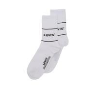 Levi's Logo Sport Unisex Short Cut Socks, Calcetín corto adulto, opacity, white/blue red, 43 regular