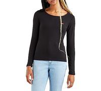 Levi's Long-Sleeve 2-Pack Tee Camiseta Mujer, Mineral Black/Mineral Black, XXS