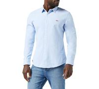 Levi's Long-Sleeve Battery Housemark Slim Camisa, Allure, S Hombre